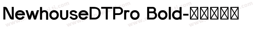 NewhouseDTPro Bold字体转换